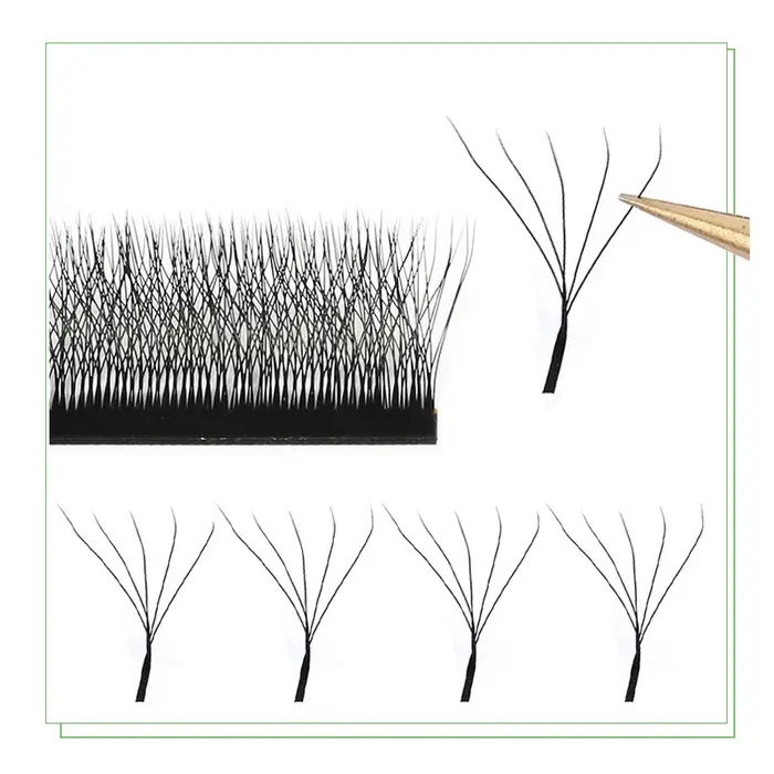 Extensions de cils pré-faits en volume 5D W Easy Fan MARIA