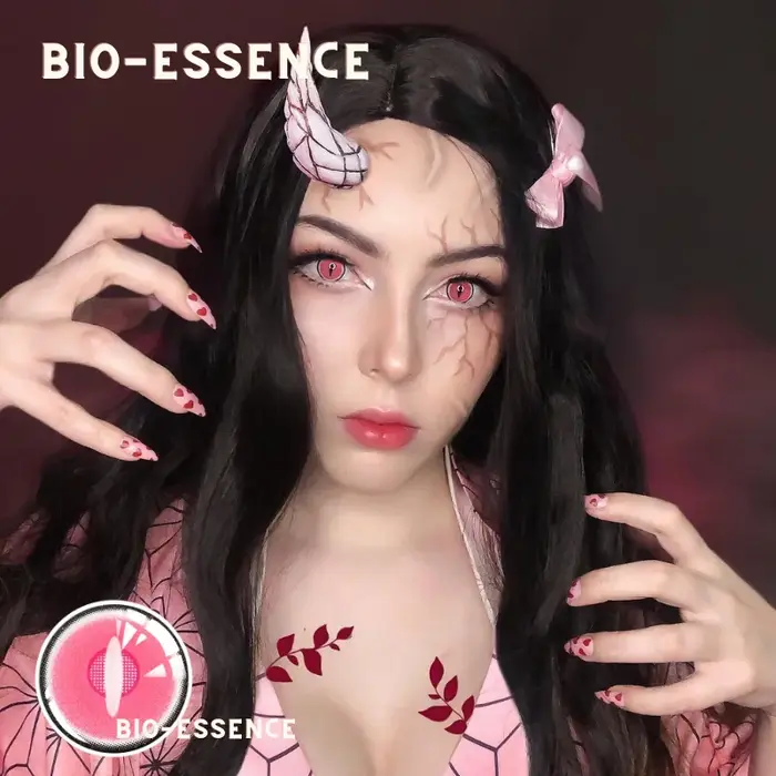 Bio-essence Cosplay lentilles de Contact de couleur pour les yeux accessoires d'anime
