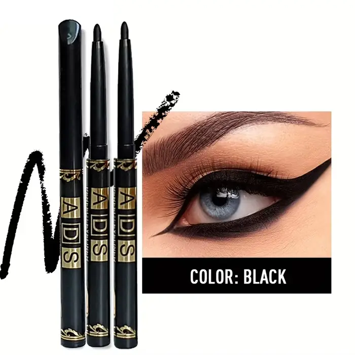 Crayon Eyeliner noir imperméable et résistant à la sueur