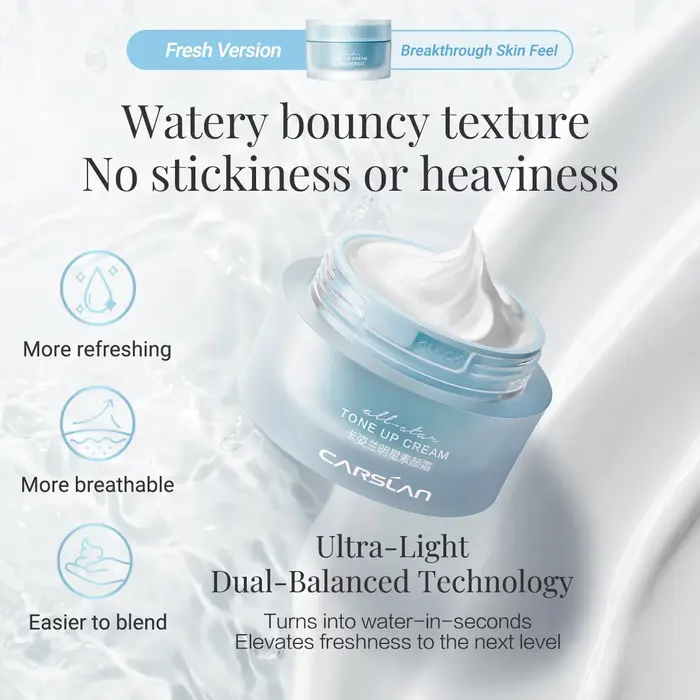 CARSLAN – crème de maquillage toute étoile, fond de teint pour le visage, blanchissante, hydratante,