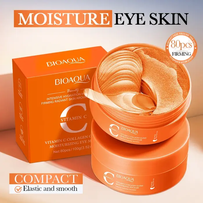 80 pièces BIOAQUA cristal collagène masque pour les yeux Anti cernes Anti-rides hydratant Anti-âge rétinol patchs