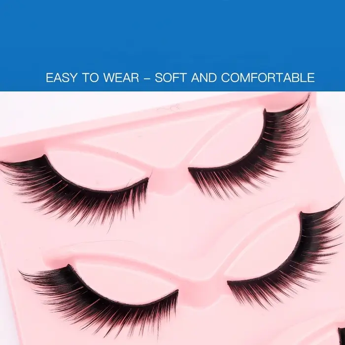 5 paires de cils en forme de renard