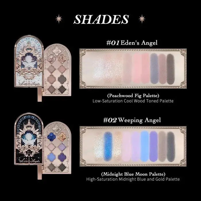 Petite fleur d'ange sait Palette de fard à paupières paillettes pour les yeux
