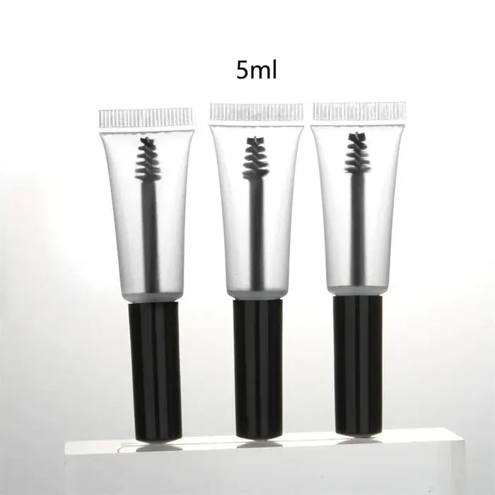 Tubes de Mascara transparents mats vides de 5ml