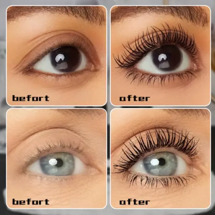 Mascara en fibres épais bouclés