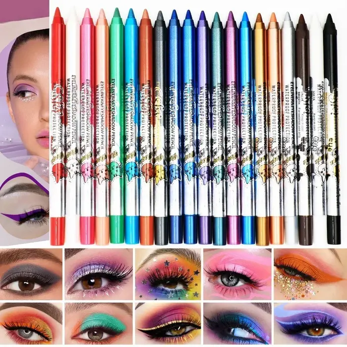 Crayon Eyeliner à séchage rapide coloré