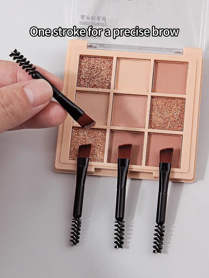 Pinceau à sourcils double embout