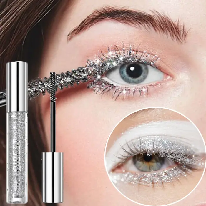 Mascara scintillant or diamant Halloween