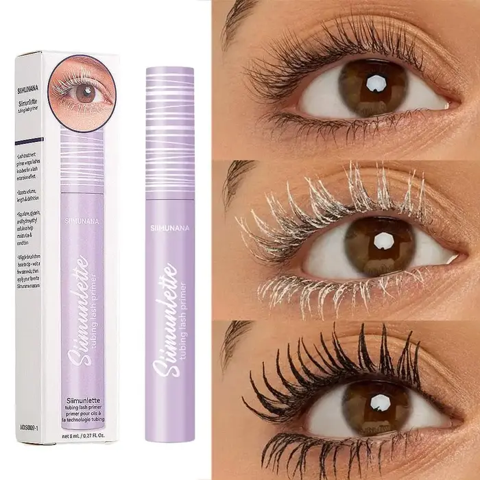  Mascara volumisant et allongeant pour cils blancs et noirs