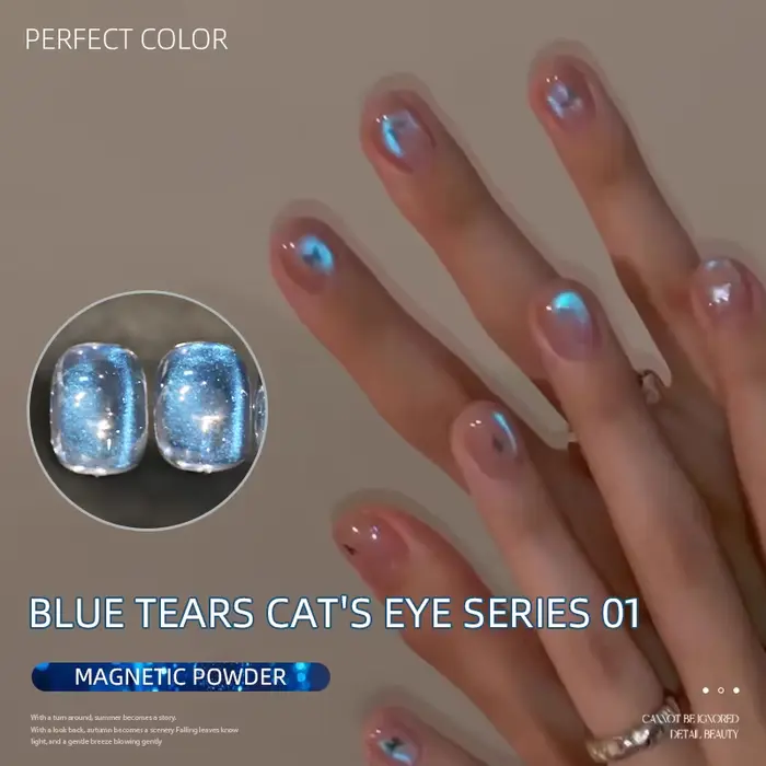 PARPECT COLOR Série œil de chat larmes bleues