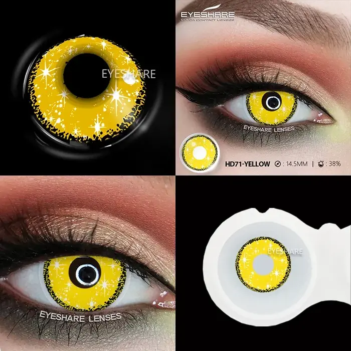 Lentilles de Contact Colorées pour Halloween
