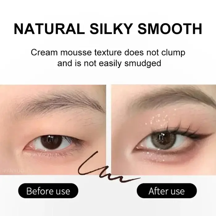 Crayon pour les yeux au faux soyeux et durable