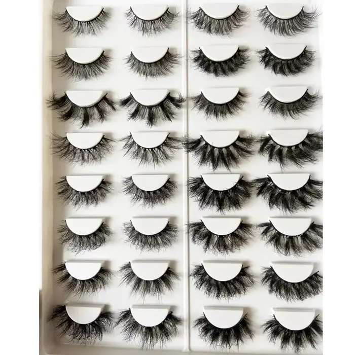 16 Styles mélanger cils de vison 3D cils de vison 100% cils sans cruauté cils naturels réutilisables