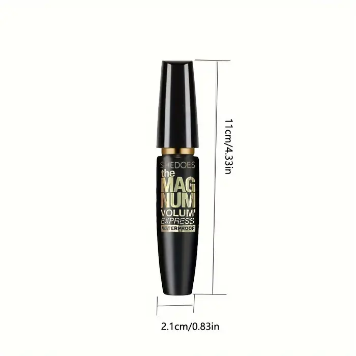 Mascara noir 4D, fibre liquide, imperméable, UNIS issant, allongeant, curling