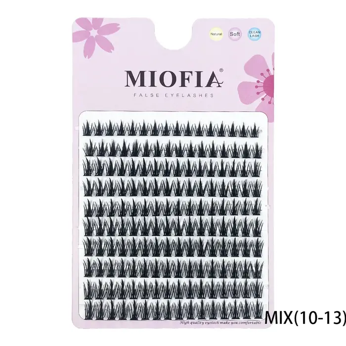 1 Boîte/160 Bouquets de Cils en Vison Naturels 3D Russes