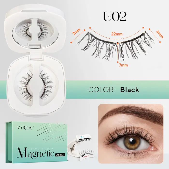 VYRILA mise à niveau des cils magnétiques marron/noir