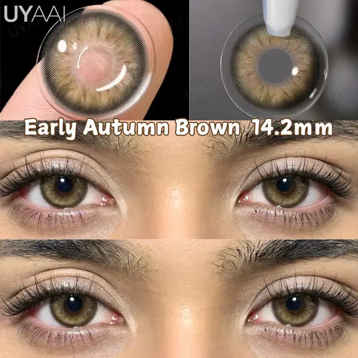 UYAAI 1 Paire de Lentilles de Couleur Bleues