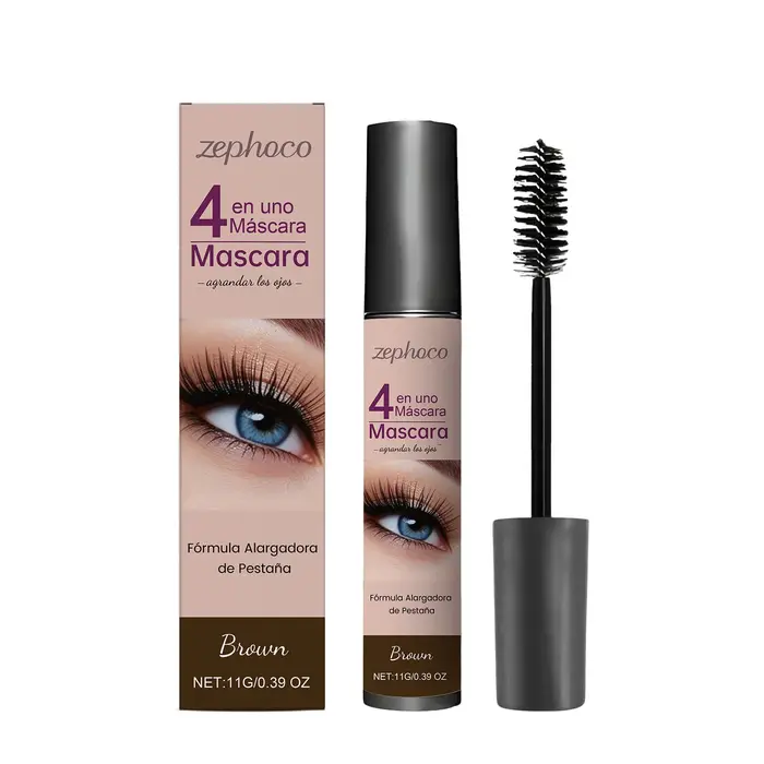 Mascara Imperméable Noir Brun Longue Tenue Courbant et Épaississant Résistant à la Transpiration Ant