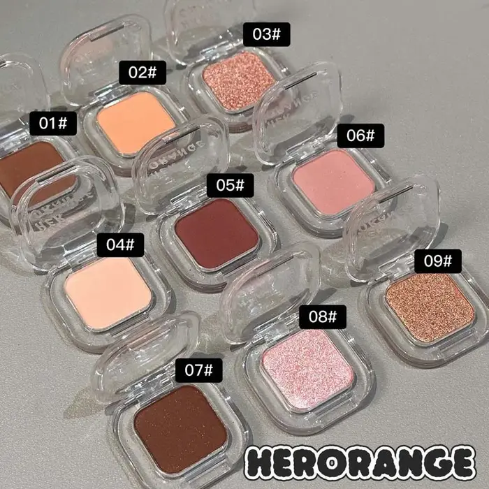 Palette de fards à paupières monochromes