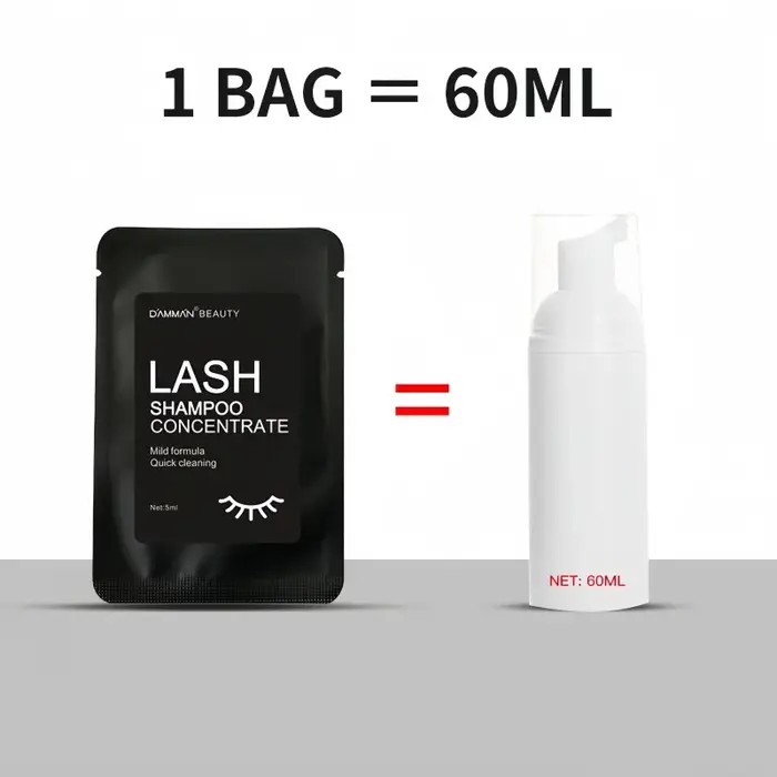 Mousse nettoyante pour cils