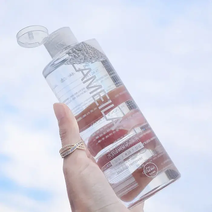 Démaquillant hydratant nettoyant yeux lèvres visage 3in1 eau nettoyante nettoyage en profondeur doux rafraîchissant Non