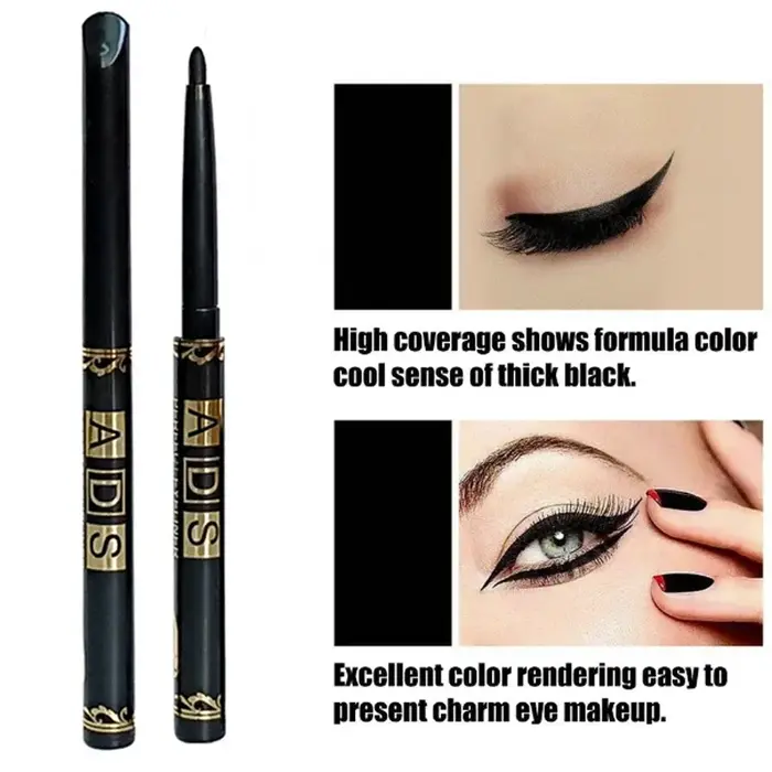 Crayon Eyeliner noir imperméable et résistant à la sueur