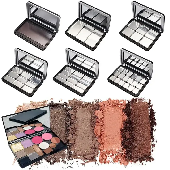 Palette de fards à paupières multi-grilles DIY vide