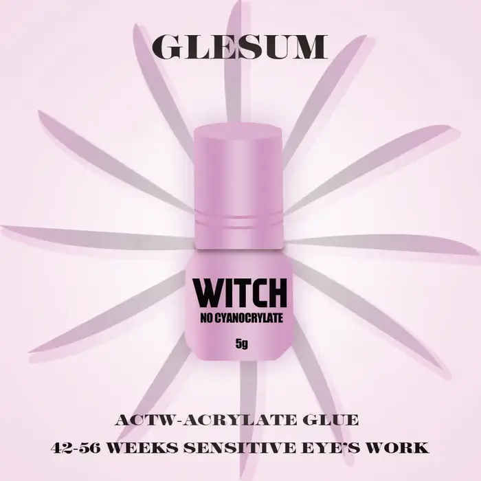 Glesum-Colle à séchage rapide pour extension de faux cils en vison