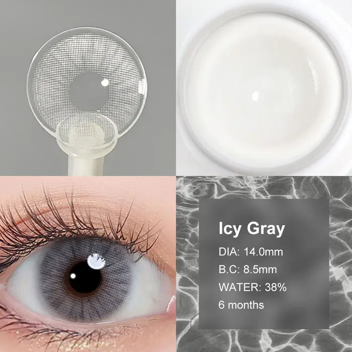 Super ! (0.00~-8.00) MAGISTER 14.0mm Lentilles de contact colorées naturelles Queen avec dioptries