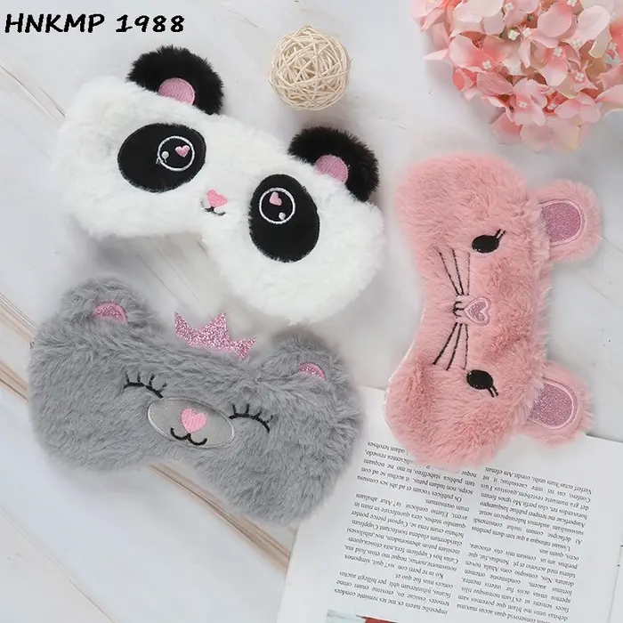 Masque pour les yeux Panda pour femmes