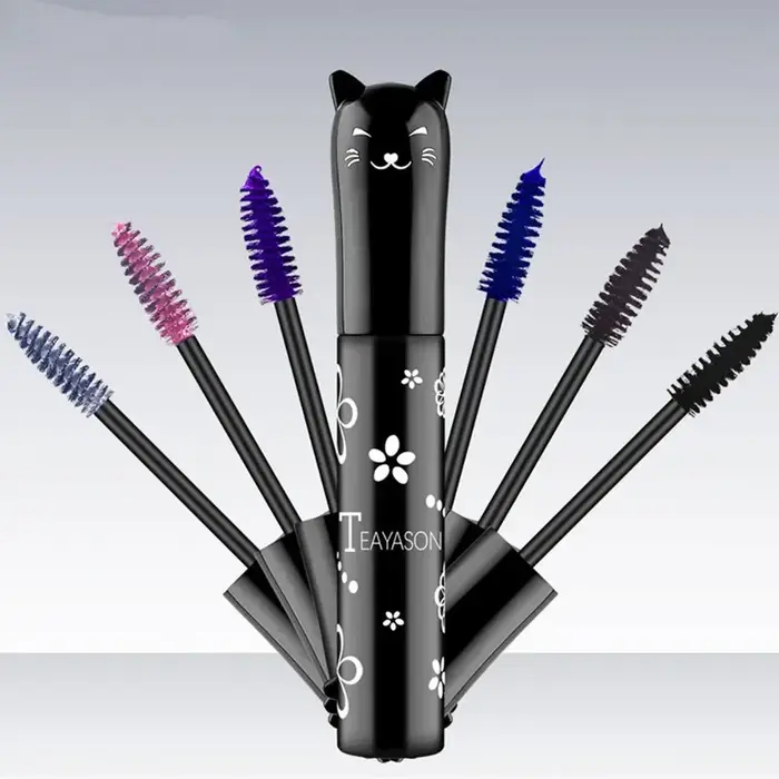 Mascara 6 couleurs imperméable à l'eau séchage rapide cils boucles Extension maquillage