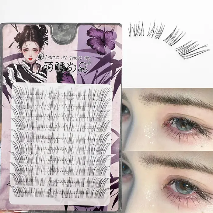 Extensions de faux cils œil de chat moelleux