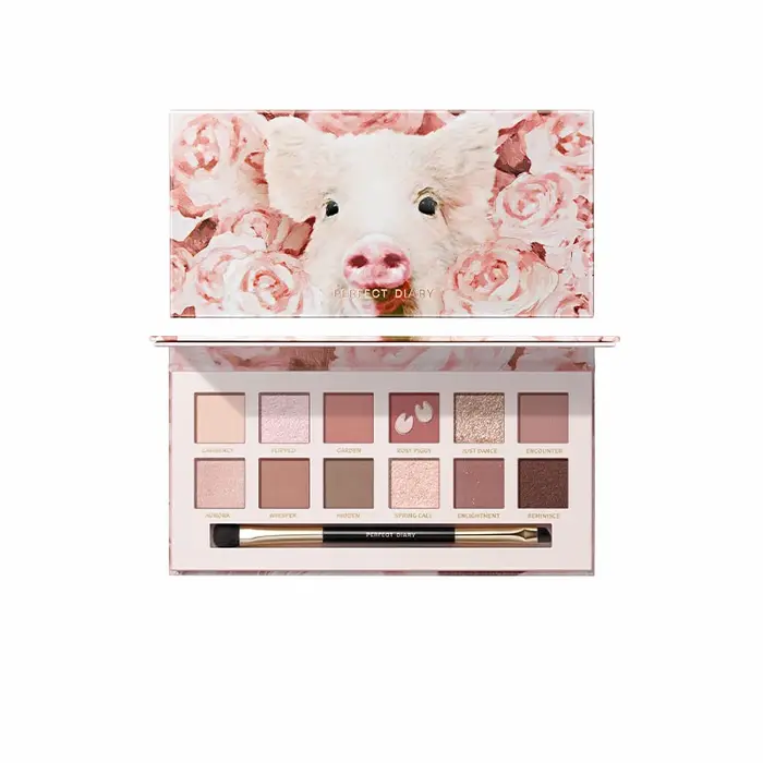 Perfectdiary maquillage 12 couleurs ombre à paupières plaque ensemble fard