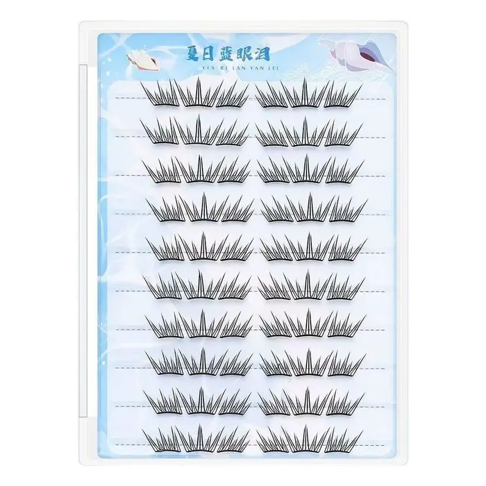 【Style K-pop 2.0】Faux cils autocollants - Pas de colle nécessaire, faciles à poser en quelques secon