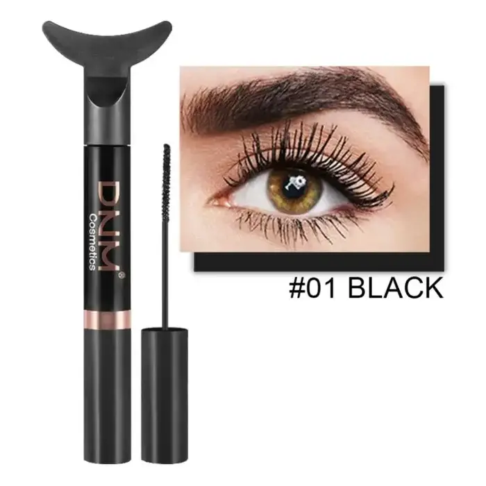 DNM 6 couleurs Mascara queue mince Mascara facile à utiliser imperméable épais Curling longue durée 