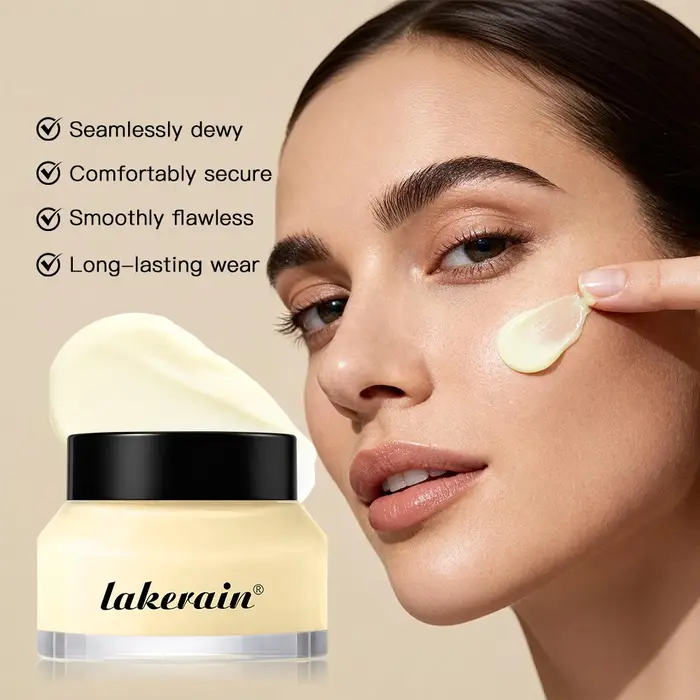 Lakerain Base pour le visage enrichi en vitamines 2 en 1