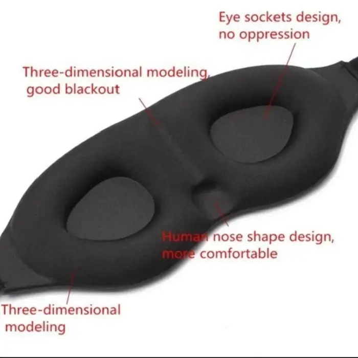 Masque de sommeil 3D pour les yeux
