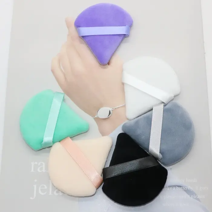 OGEYERO velours Triangle poudre bouffée maquillage éponges pour visage yeux contour ombre joint fond de teint