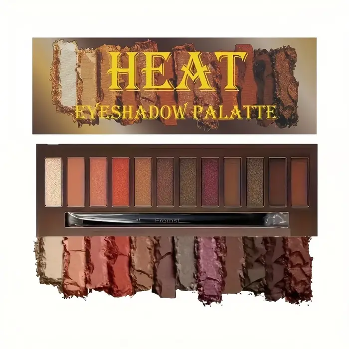 Palette de fards à paupières 12 couleurs
