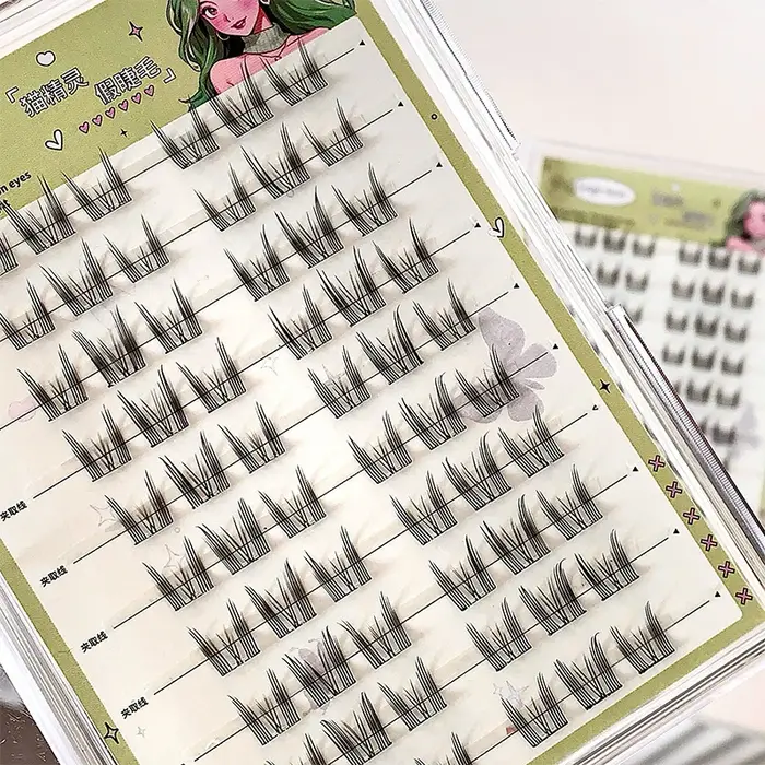 Faux-cils sans colle, Application facile en 3 étapes