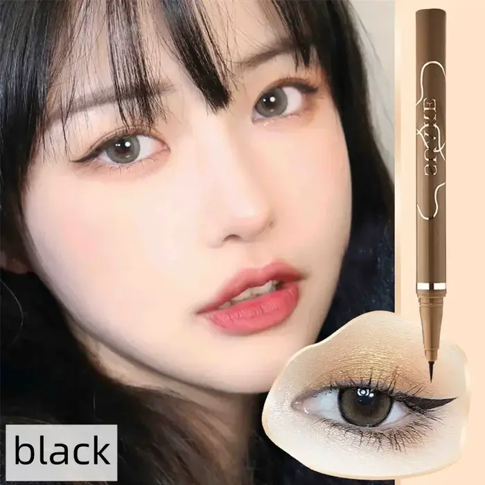 Crayons de doublure pour les yeux, ver à soie, outils de maquillage pour les yeux, Ultra fins, noirs