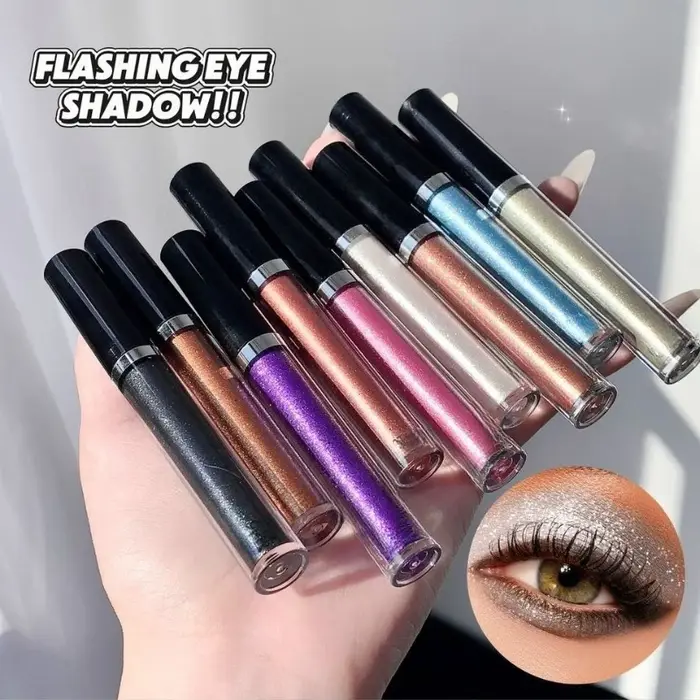 Fard à paupières liquide nacré 6 couleurs