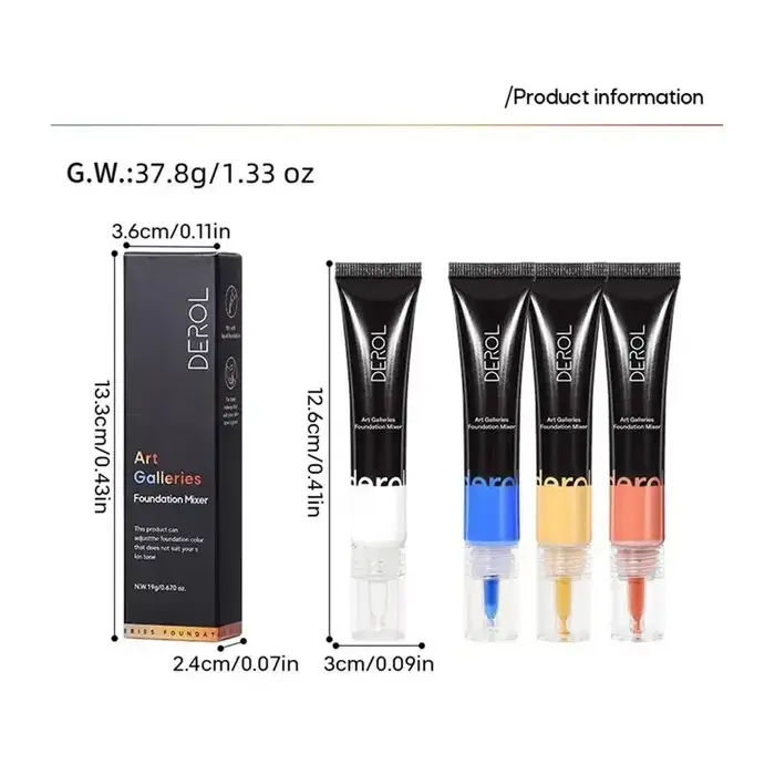 Base de maquillage correctrice 4 couleurs