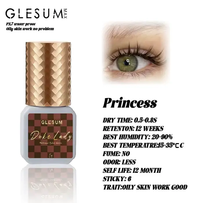 Glesum – colle sèche Duke Lady 0.5s, nouveau Style, Super qualité, sans Latex et faible irritation,