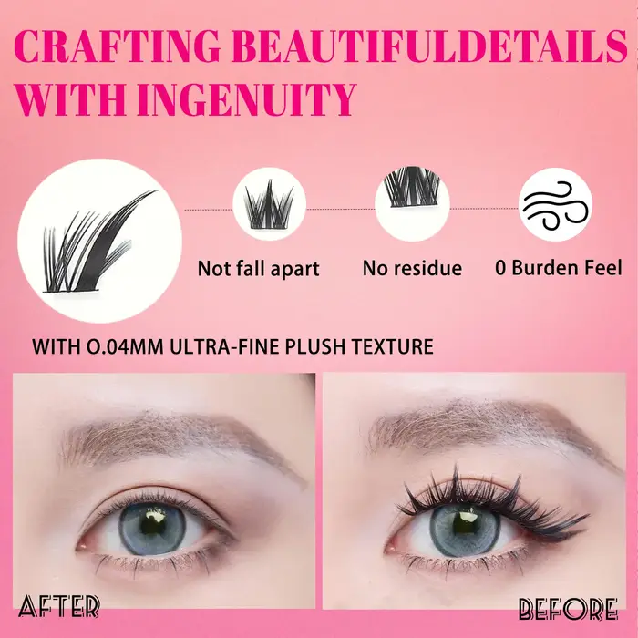 192 faux cils, grand volume
