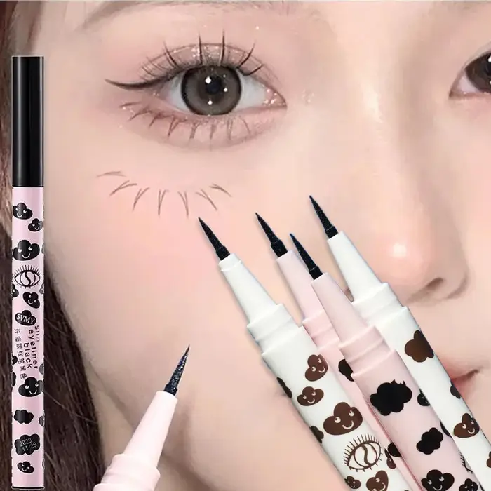 Stylo Eyeliner Liquide Effet Ver à Soie 0