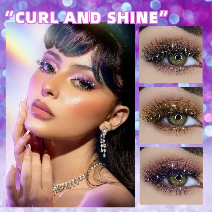 Mascara à paillettes imperméable