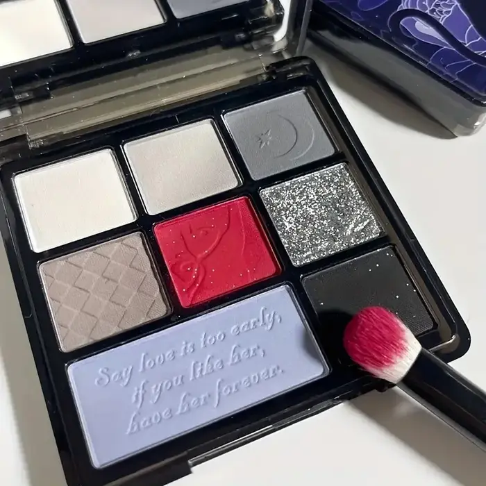 Palette de fards à paupières rétro foncé, fard à paupières Rose sauvage de couleur riche, Palette Sm