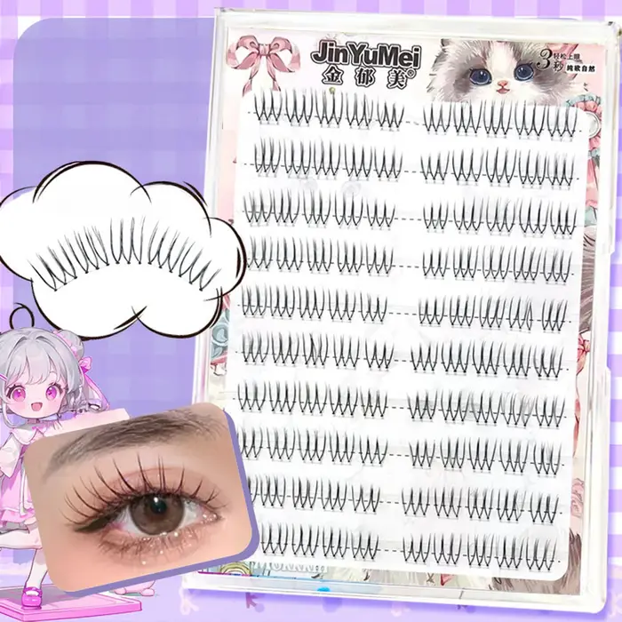 Idole Manga faux cils Style coréen groupe de filles Extension