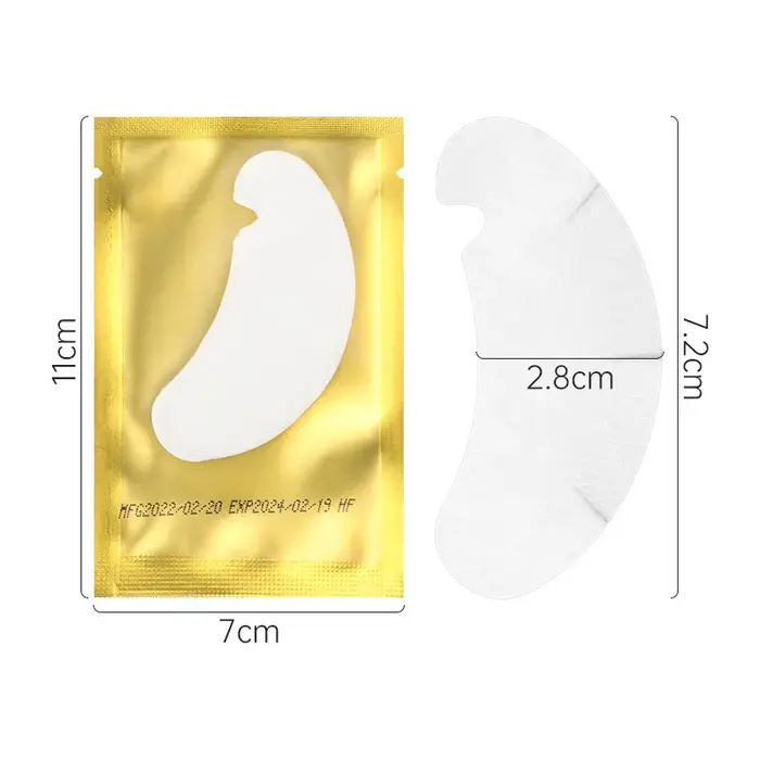 50 paires de patchs hydrogel pour extensions de cils, coussinets en gel en forme de U pour greffe de cils, fournitures pour extensions de cils, outils de maquillage